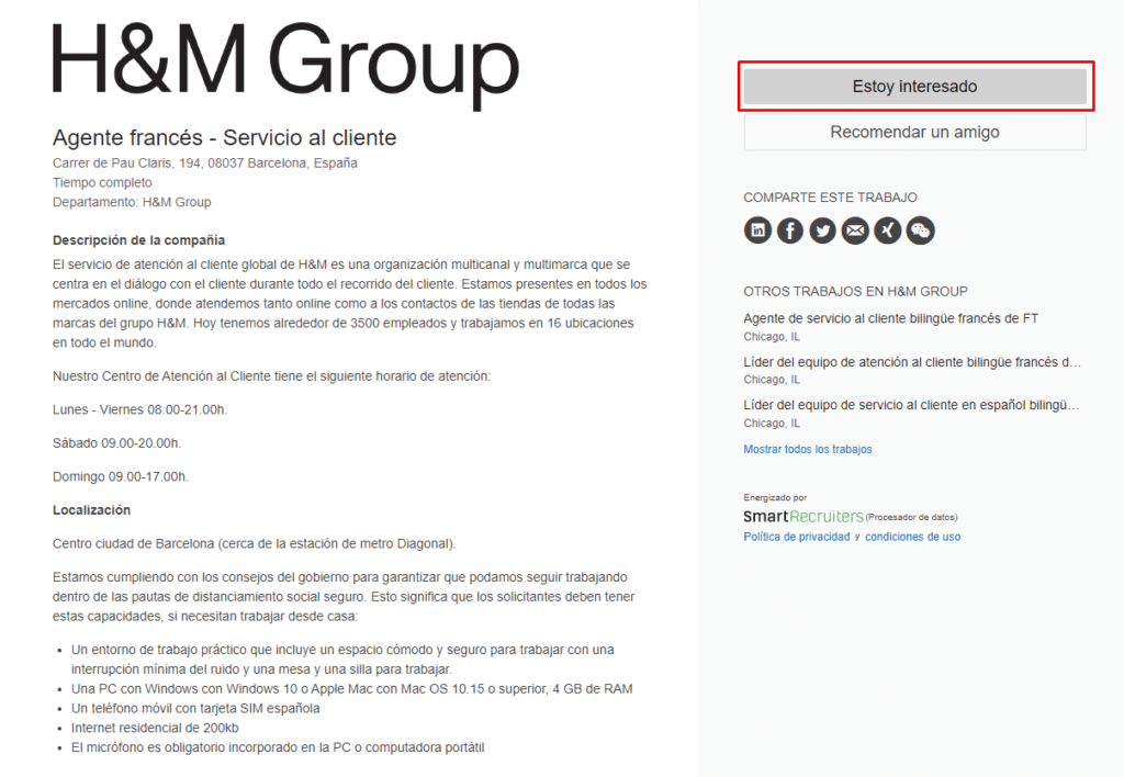 5 claves para conseguir empleo en H&M y destacar en el mercado laboral 5 claves para conseguir empleo en H&M y destacar en el mercado laboral