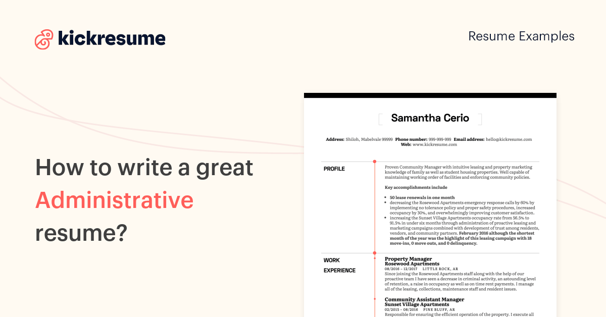 5 Ejemplos de Curriculum Administrativo para Impresionar a los Empleadores 5 Ejemplos de Curriculum Administrativo para Impresionar a los Empleadores
