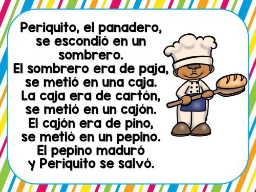 Retahilas Cortas y Divertidas para Niños